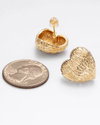 Textured Heart Studs - thechristyfcollection