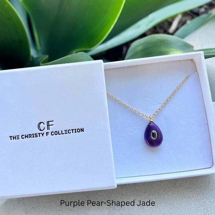Modern Stone Charm Necklace