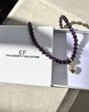 Amethyst Heart Necklace - thechristyfcollection