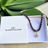 Amethyst Heart Necklace - thechristyfcollection