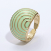 Enamel Dome Ring - thechristyfcollection