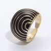 Enamel Dome Ring - thechristyfcollection