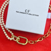 Modern Pearl Link Necklace - thechristyfcollection