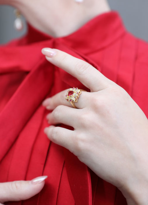 Ruby Ring Bling