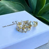 Diamond Heart Hoops - thechristyfcollection