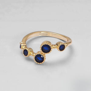 Sapphire Celestial Ring