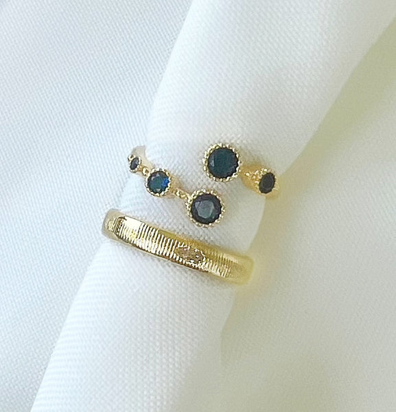 Sapphire Celestial Ring