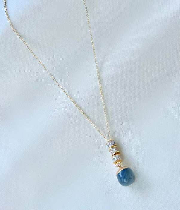 Labradorite Drop Necklace