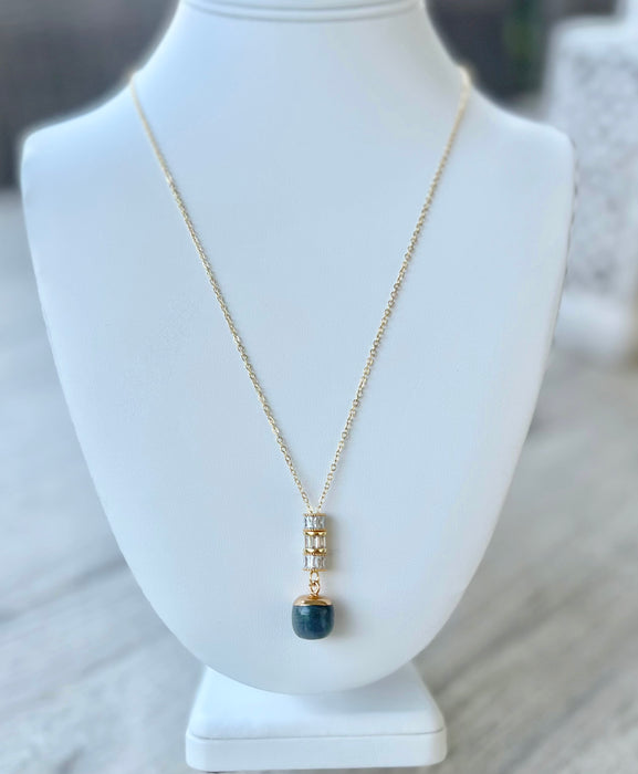 Labradorite Drop Necklace