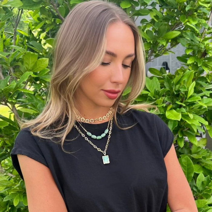 Emerald Stone Pendant