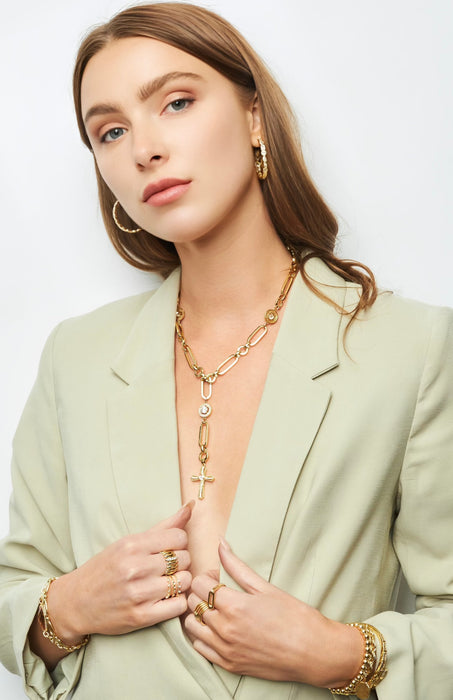 Golden Cross Necklace