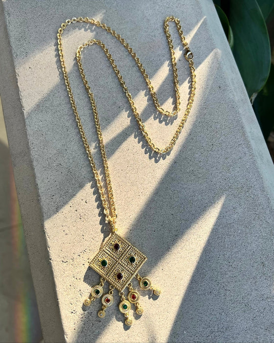 Grand Mosaic Pendant - thechristyfcollection