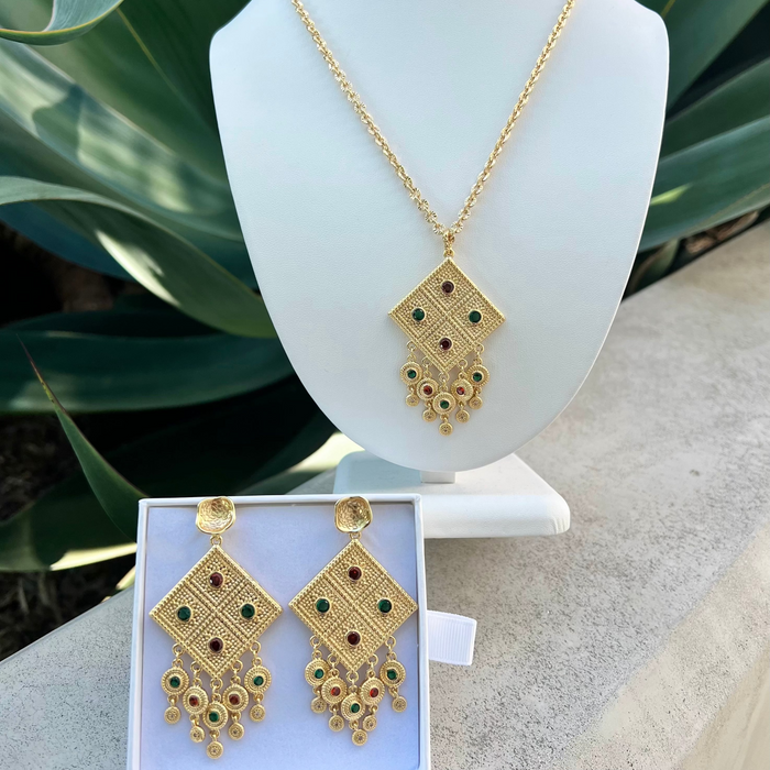Grand Mosaic Pendant