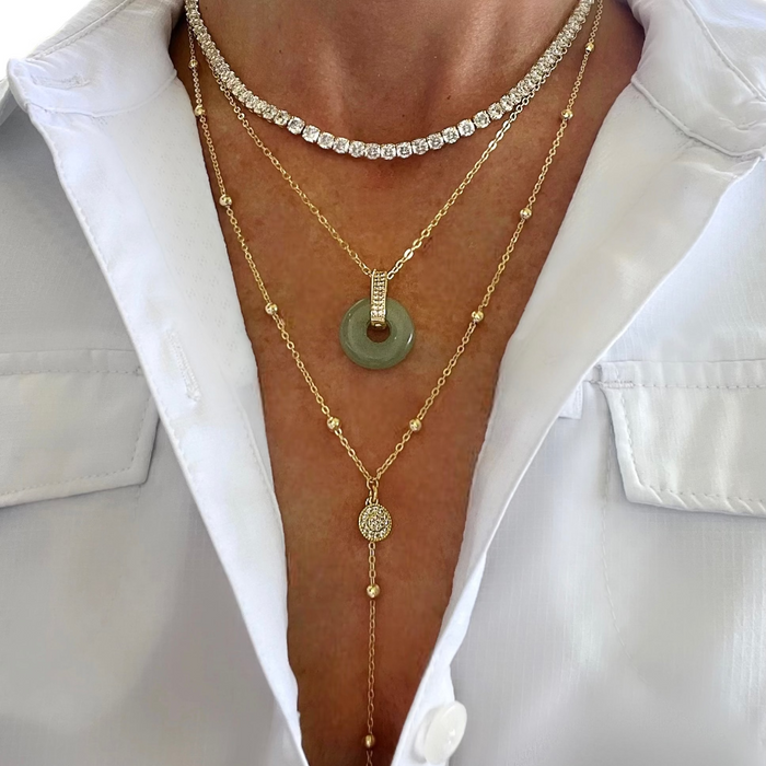 Jaded Diamond Pendant