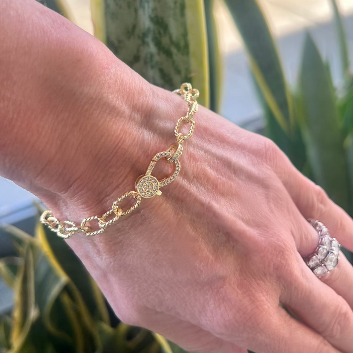 Golden Clasp Bracelet