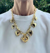 Whole Lotta Hearts Charm Necklace - thechristyfcollection