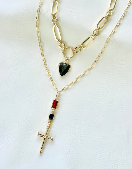 Gemstone Cross