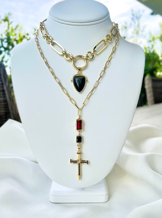 Gemstone Cross