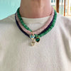 Amethyst Heart Necklace - thechristyfcollection
