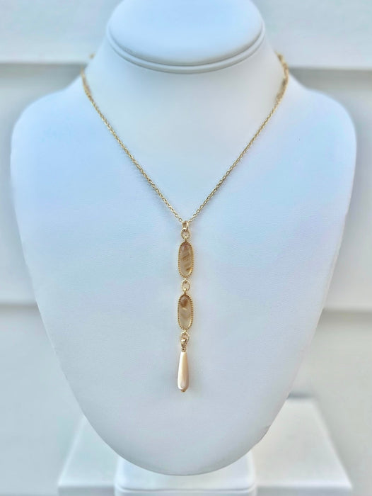 Citrine Lariat Drop