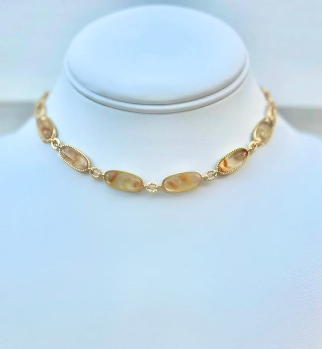 Citrine Gemstone Choker