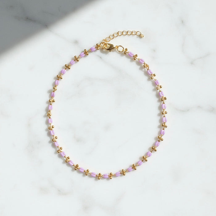 Lavender Forever Anklet