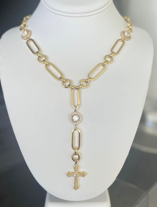 Golden Cross Necklace