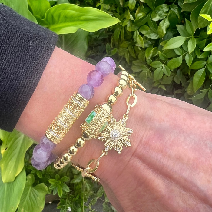 Amethyst Beaded Bliss