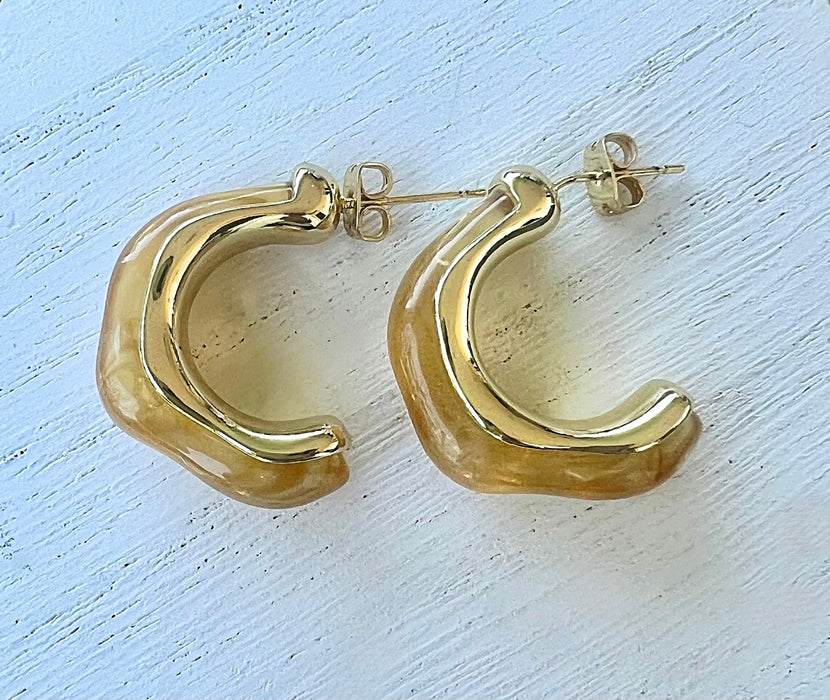 Wavy Vibe Hoops