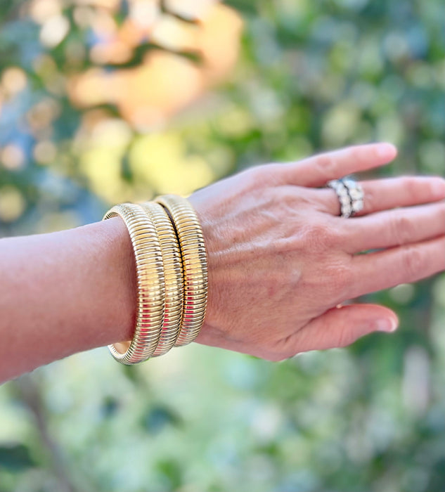 Gold Wrap Bangle