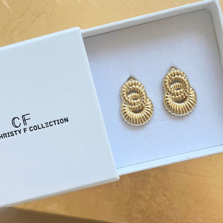 Concentric Circle Earrings - thechristyfcollection