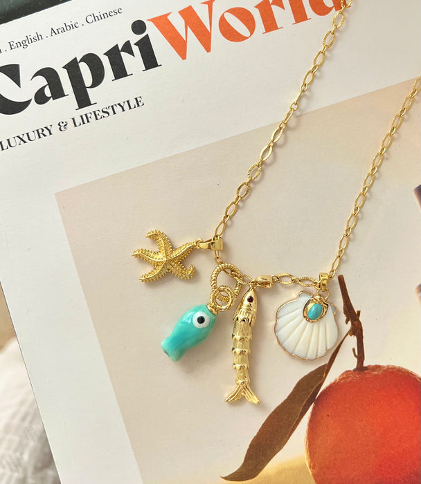 Ocean Charm Necklace