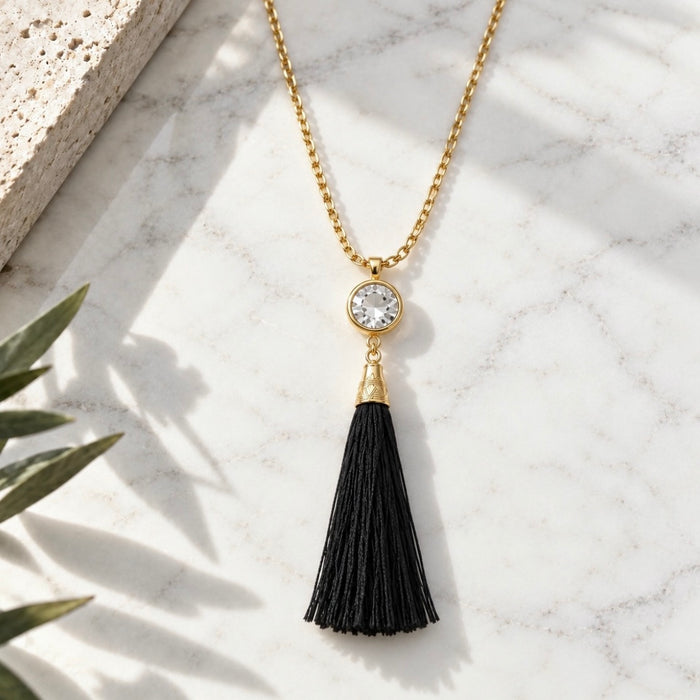 Diamond Tassel Necklace