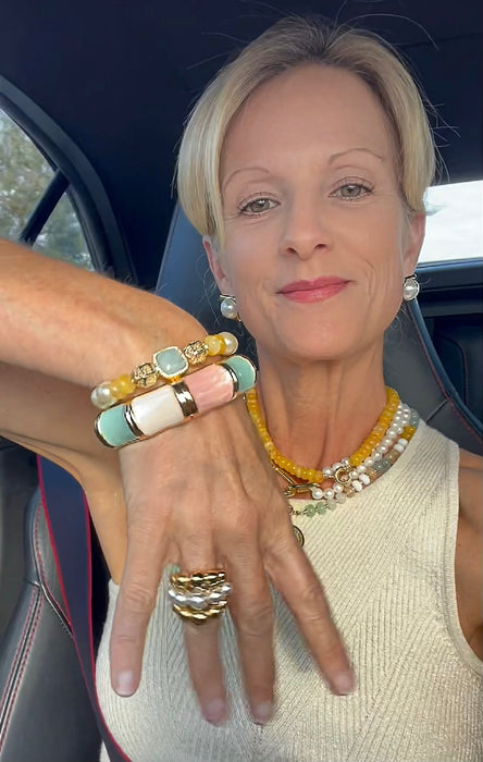 The Pastel Enamel Bangle