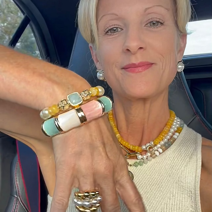 The Pastel Enamel Bangle