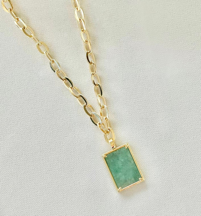 Emerald Stone Pendant