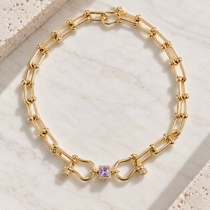 Horseshoe Link Necklace