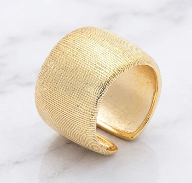 Textured Cuff Ring