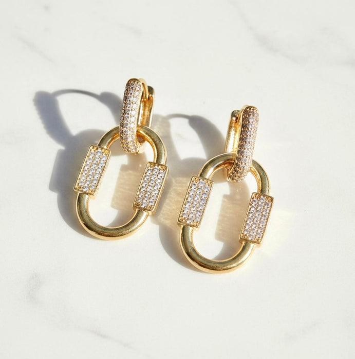 Interlocking Carabiner Hoops