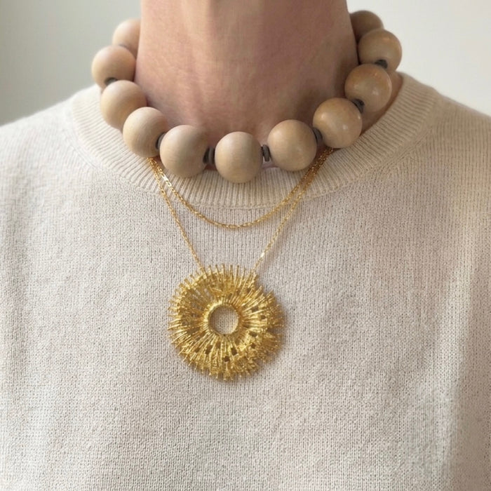 Sunburst Wrap Necklace