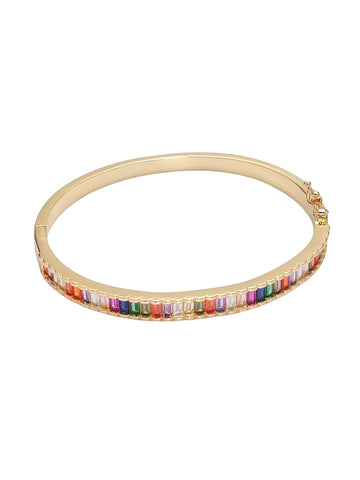 Rainbow Baguette Bracelet