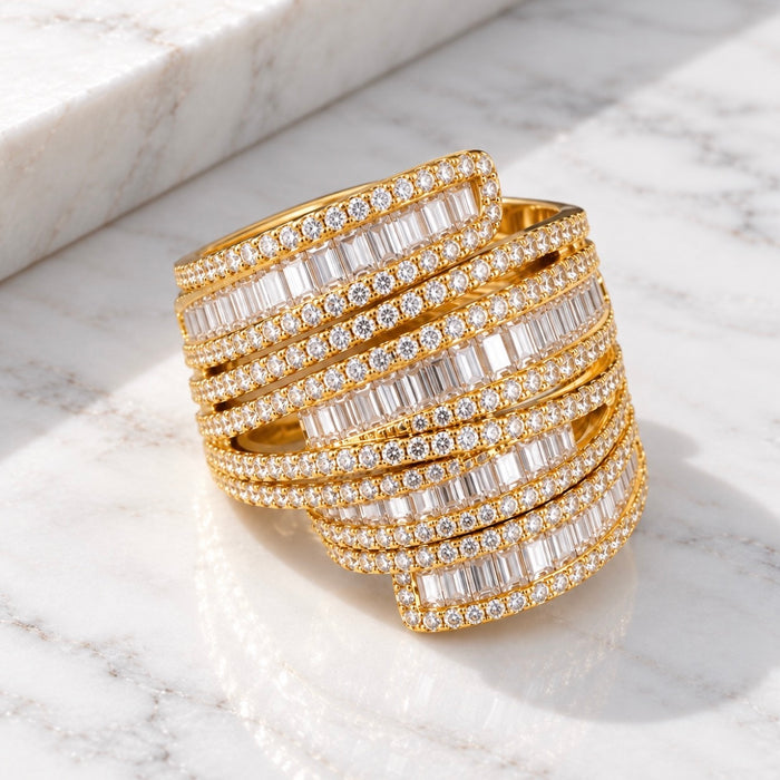 Diamond Signature Ring