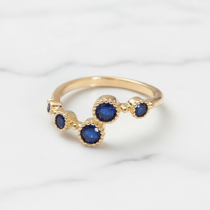 Sapphire Celestial Ring