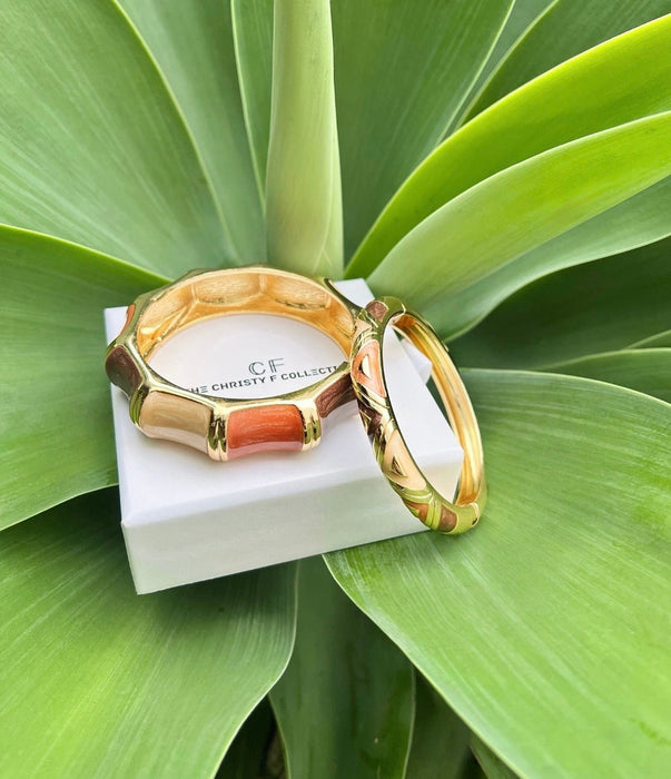 Triangle Mosaic Bangle - thechristyfcollection