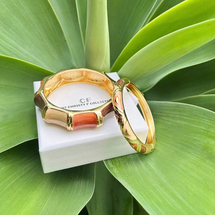 Triangle Mosaic Bangle - thechristyfcollection
