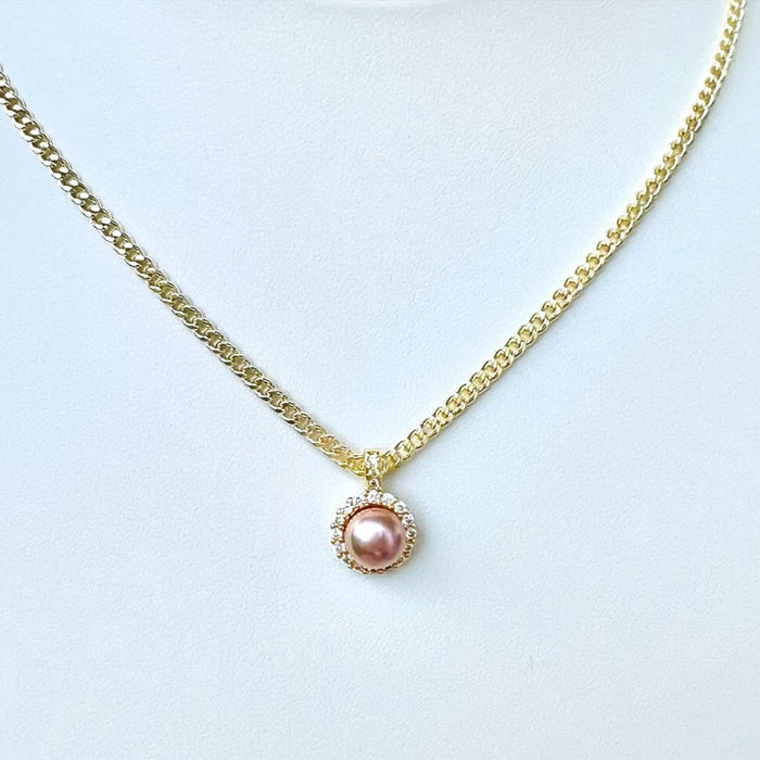 Pretty in Pink Pearl Drop Stack - thechristyfcollection
