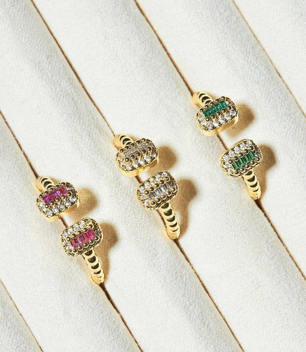 Beaded Gemstone Ring