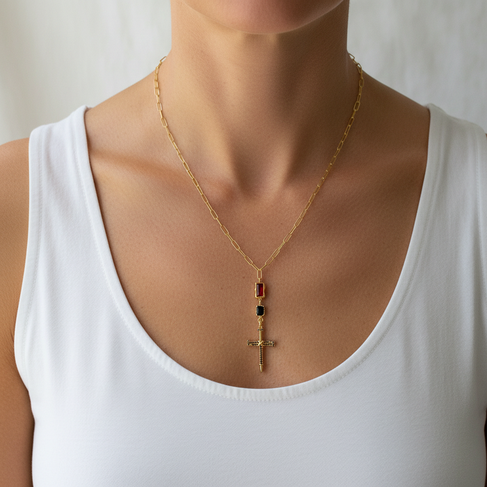 Gemstone Cross
