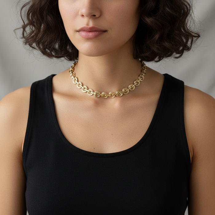 Retro Spiral Choker