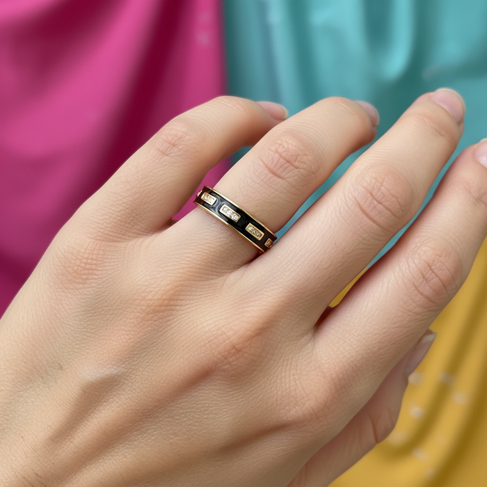 Enamel Band Ring